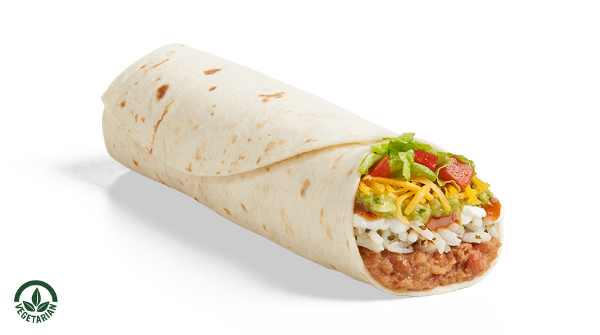 8 Layer Veggie Burrito